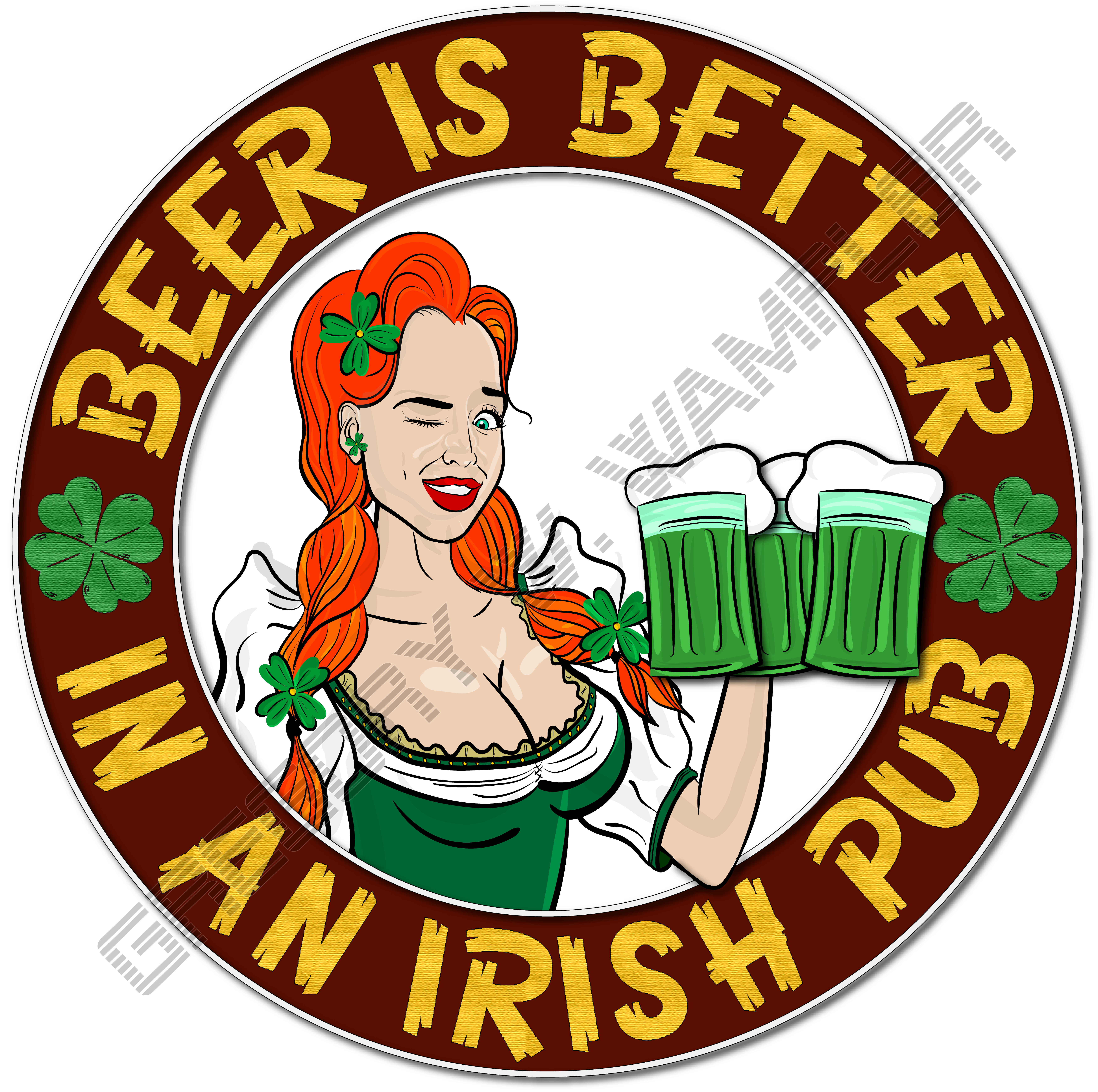 Irish Pub Logo