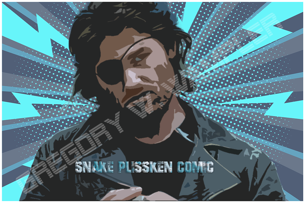 Snake Plissken Comic Strip Design